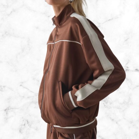 🔥NWT | Urban Outfitters BDG Track Jacket Retro Colorblock Streetwear Y2K Size XL - Picture 1 of 13